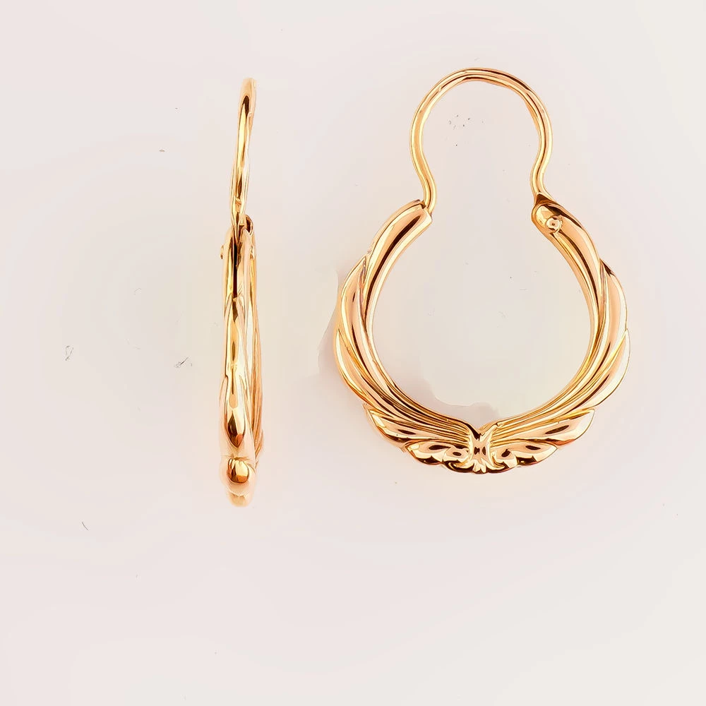 Серьги из красного золота 583 пробы