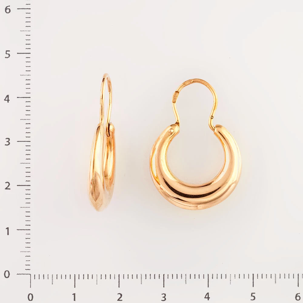 Серьги из красного золота 583 пробы