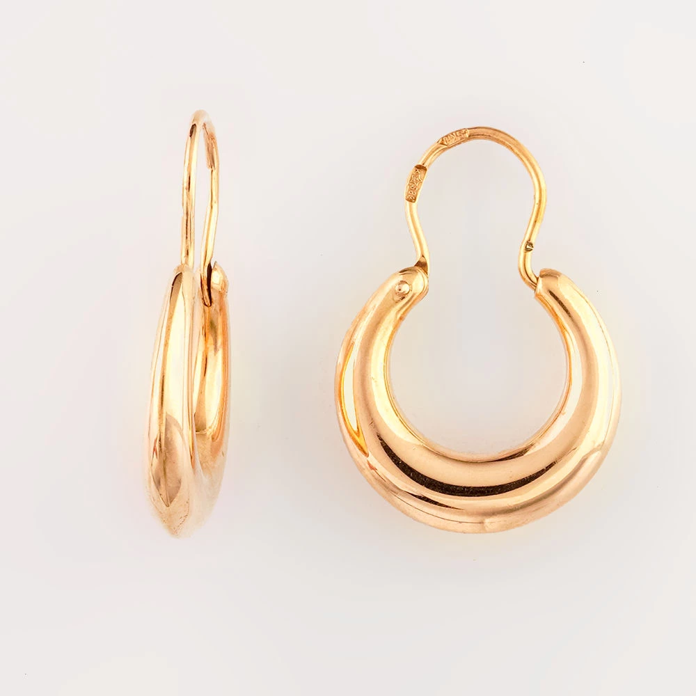 Серьги из красного золота 583 пробы