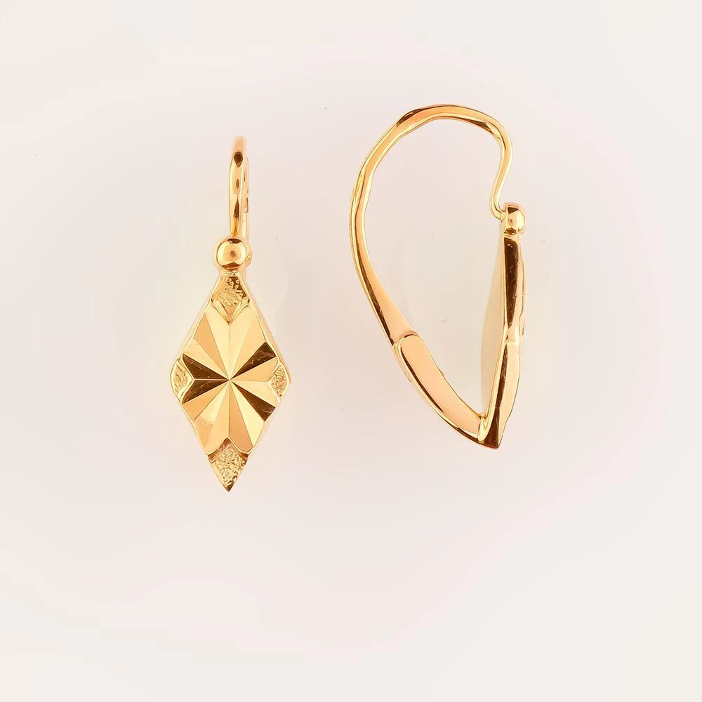 Серьги из красного золота 583 пробы