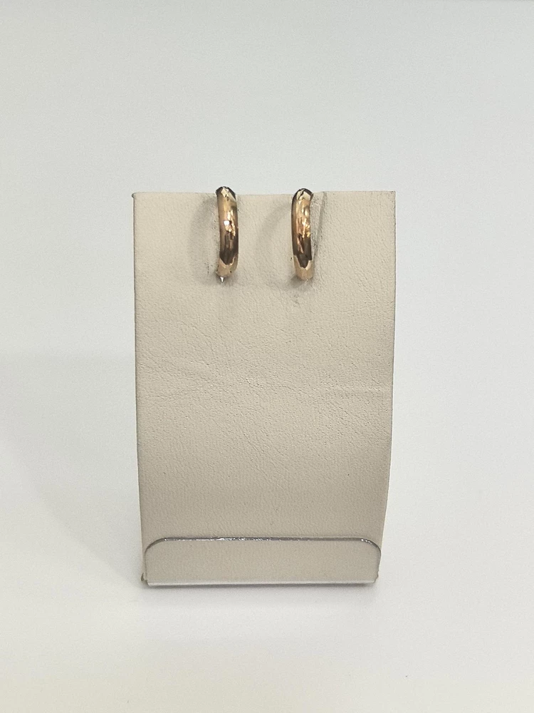 Серьги конго из красного золота 585 пробы