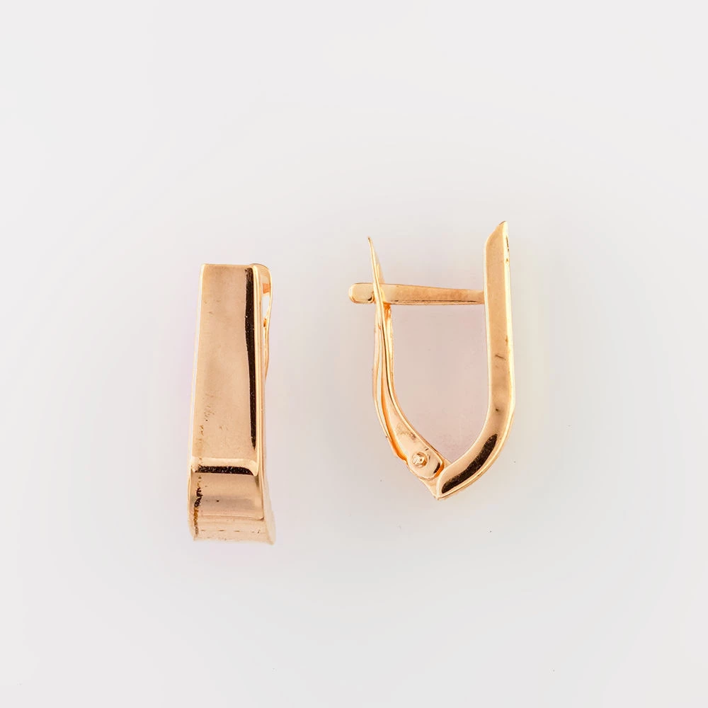 Серьги из красного золота 585 пробы