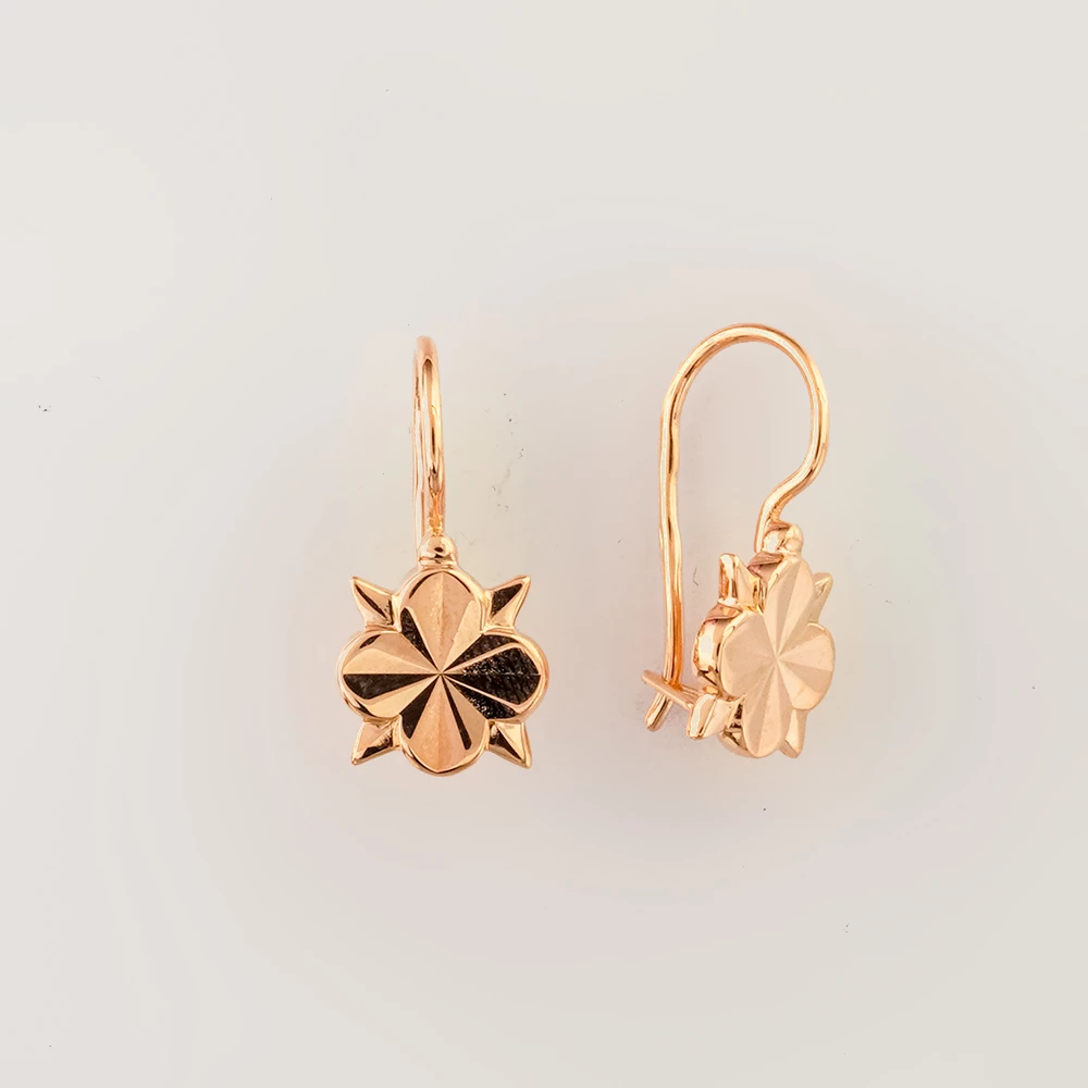 Серьги из красного золота 583 пробы Серьги из красного золота 583 пробы