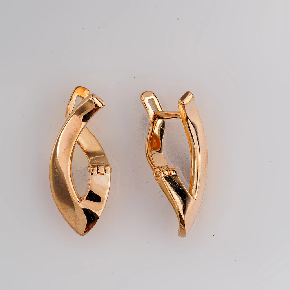 Серьги из красного золота 585 пробы