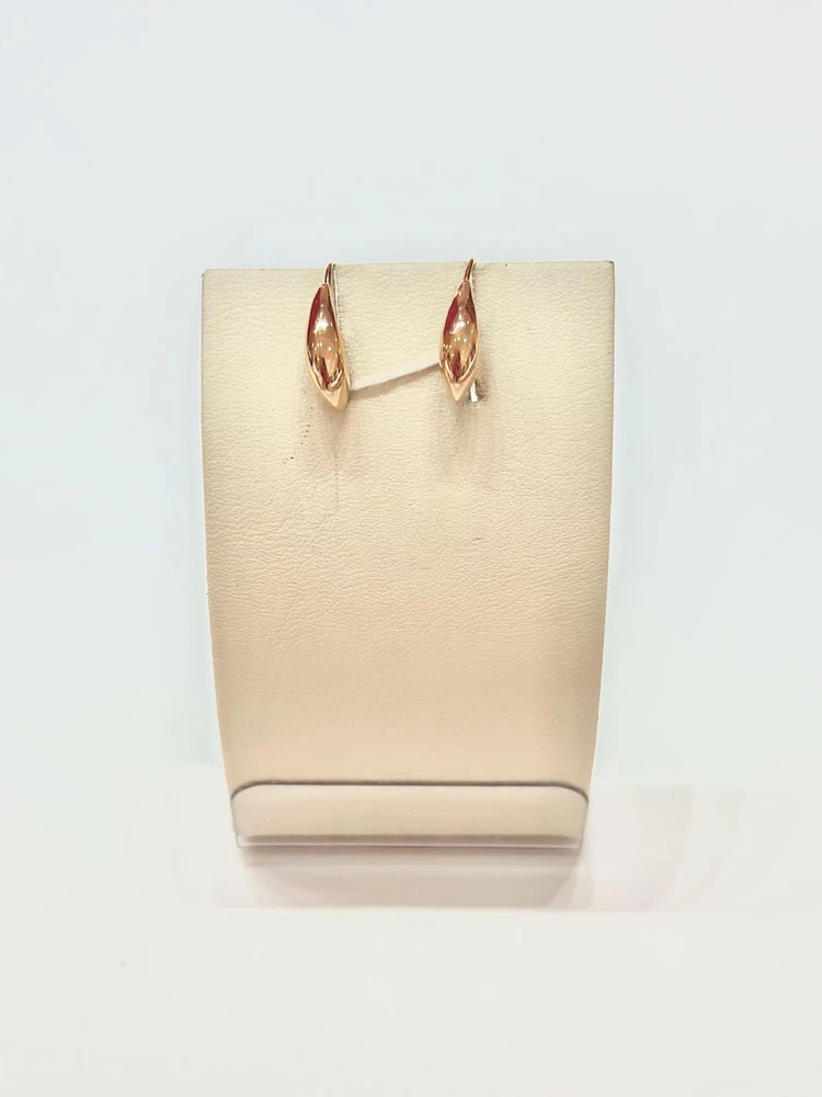 Серьги из красного золота 585 пробы