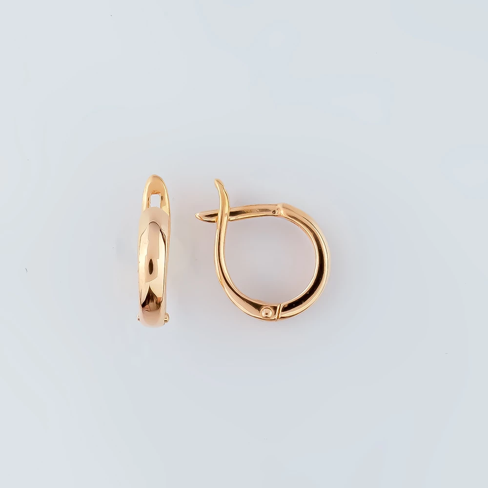 Серьги из красного золота 585 пробы