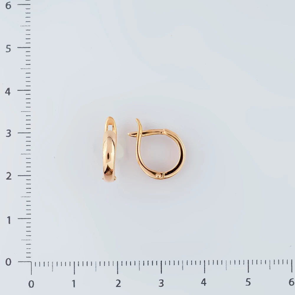 Серьги из красного золота 585 пробы
