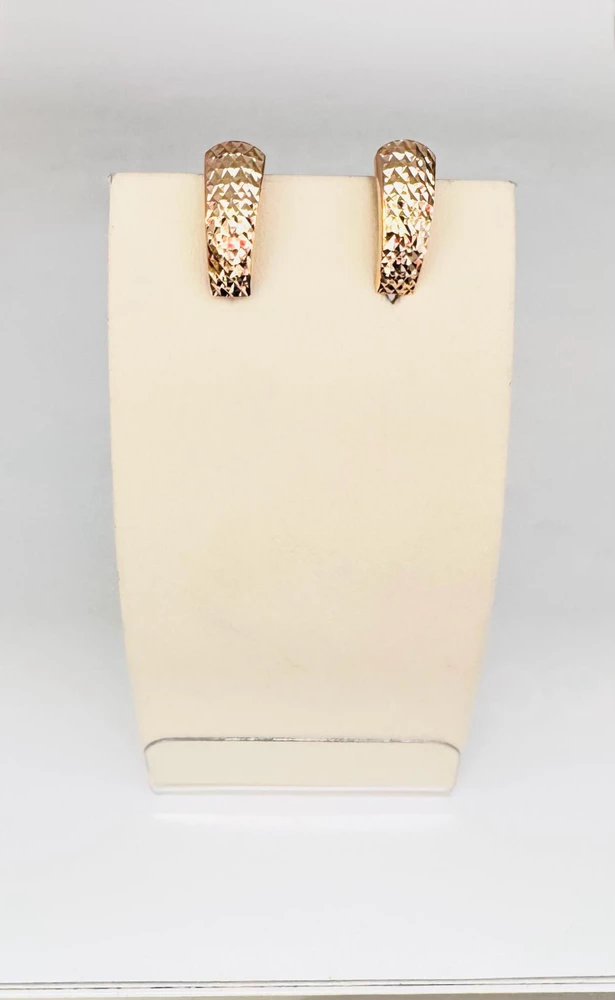 Серьги из красного золота 585 пробы