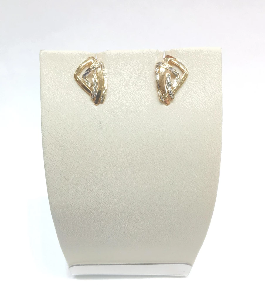 Серьги из красного золота 585 пробы