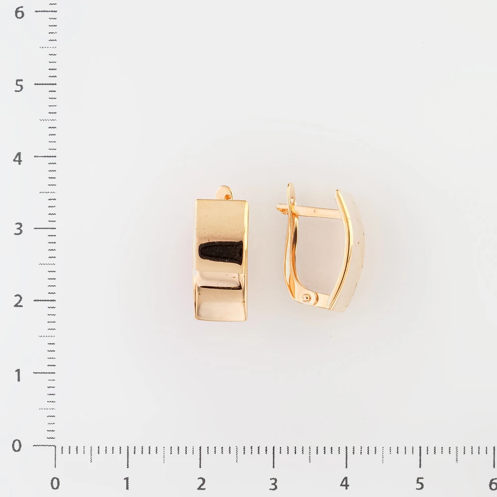 Серьги из красного золота 585 пробы Серьги из красного золота 585 пробы