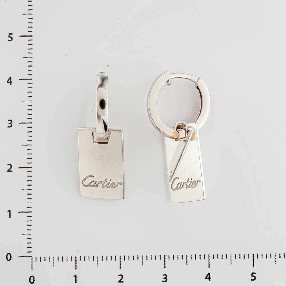 Серьги из белого золота 585 пробы