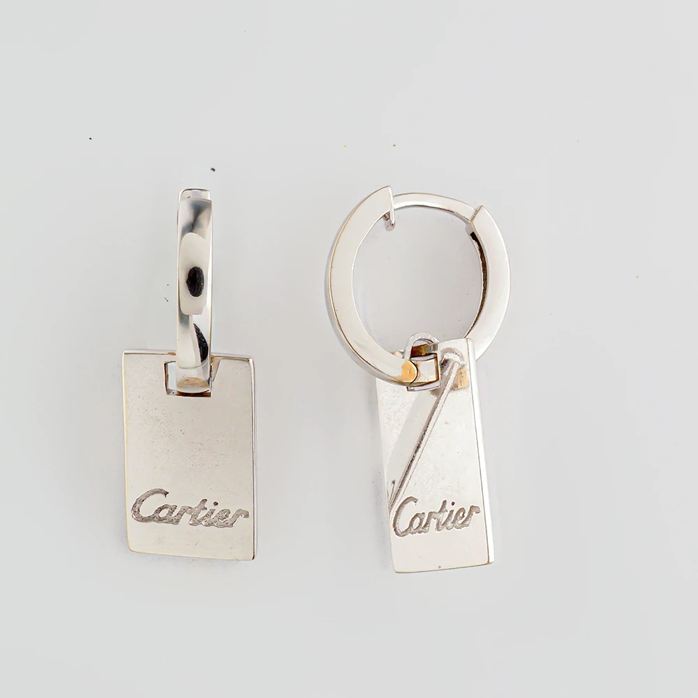 Серьги из белого золота 585 пробы