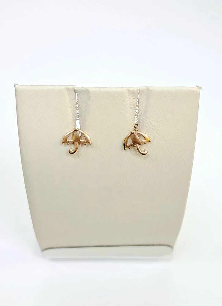 Серьги из красного золота 585 пробы