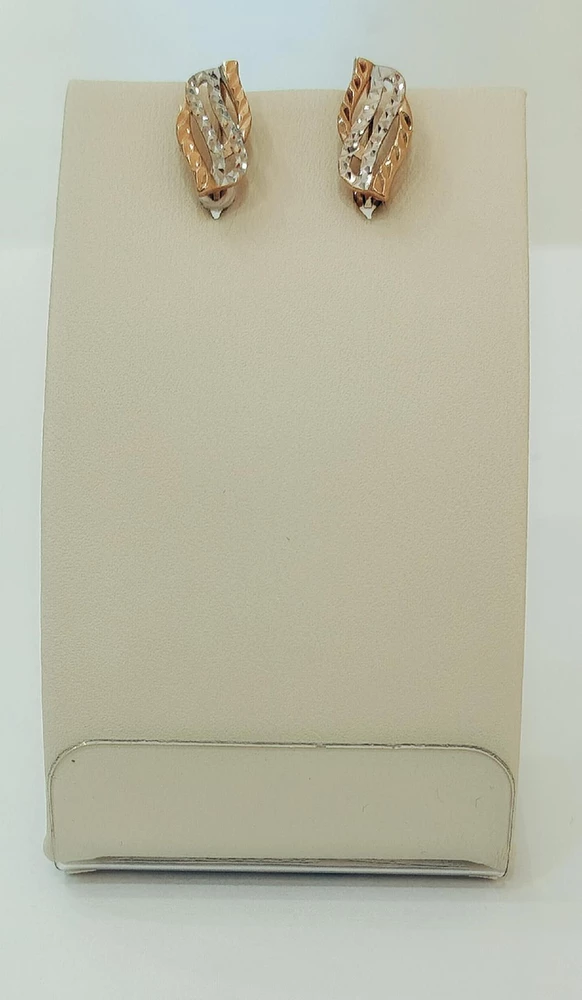 Серьги из красного золота 585 пробы