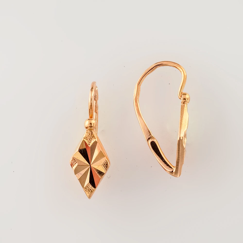 Серьги из красного золота 583 пробы