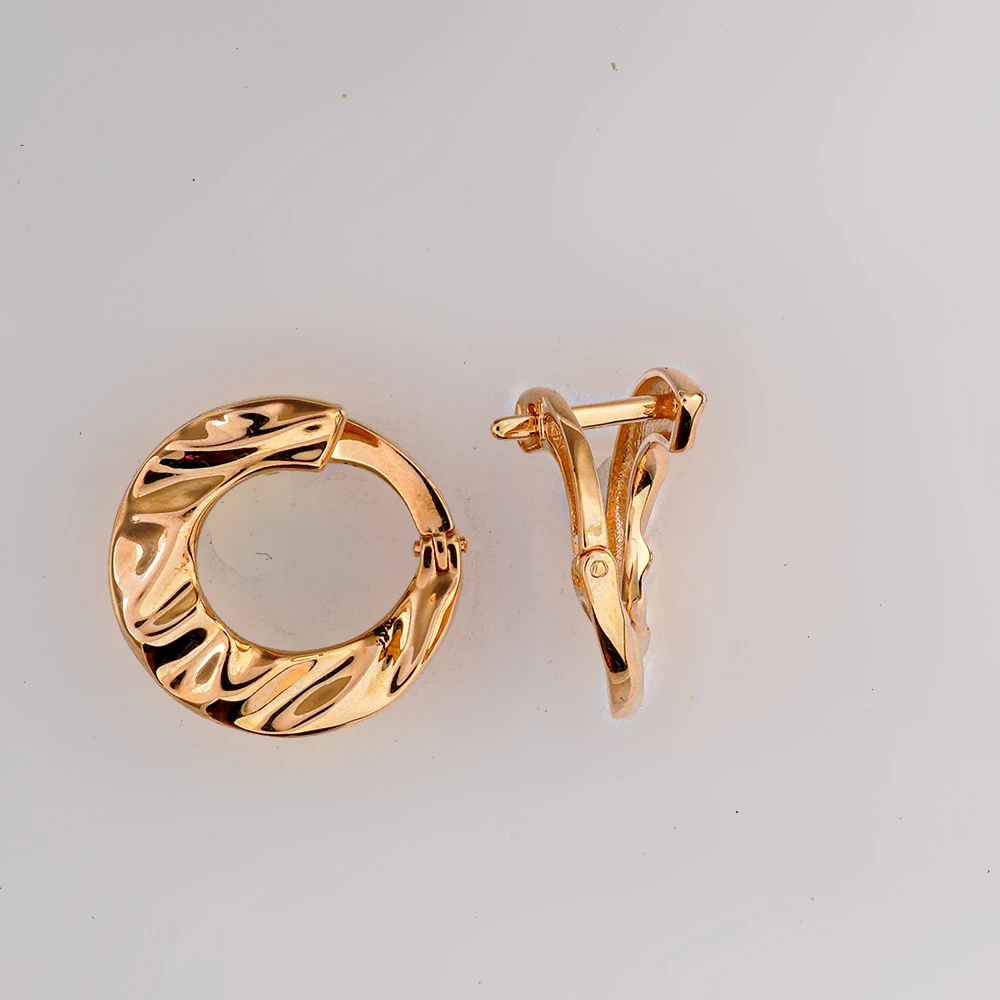 Серьги из красного золота 585 пробы