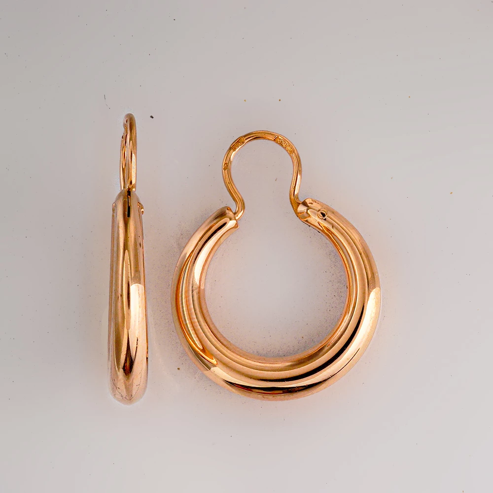 Серьги из красного золота 583 пробы