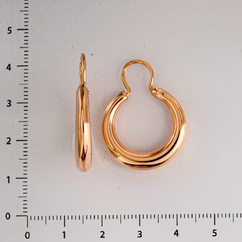 Серьги из красного золота 583 пробы