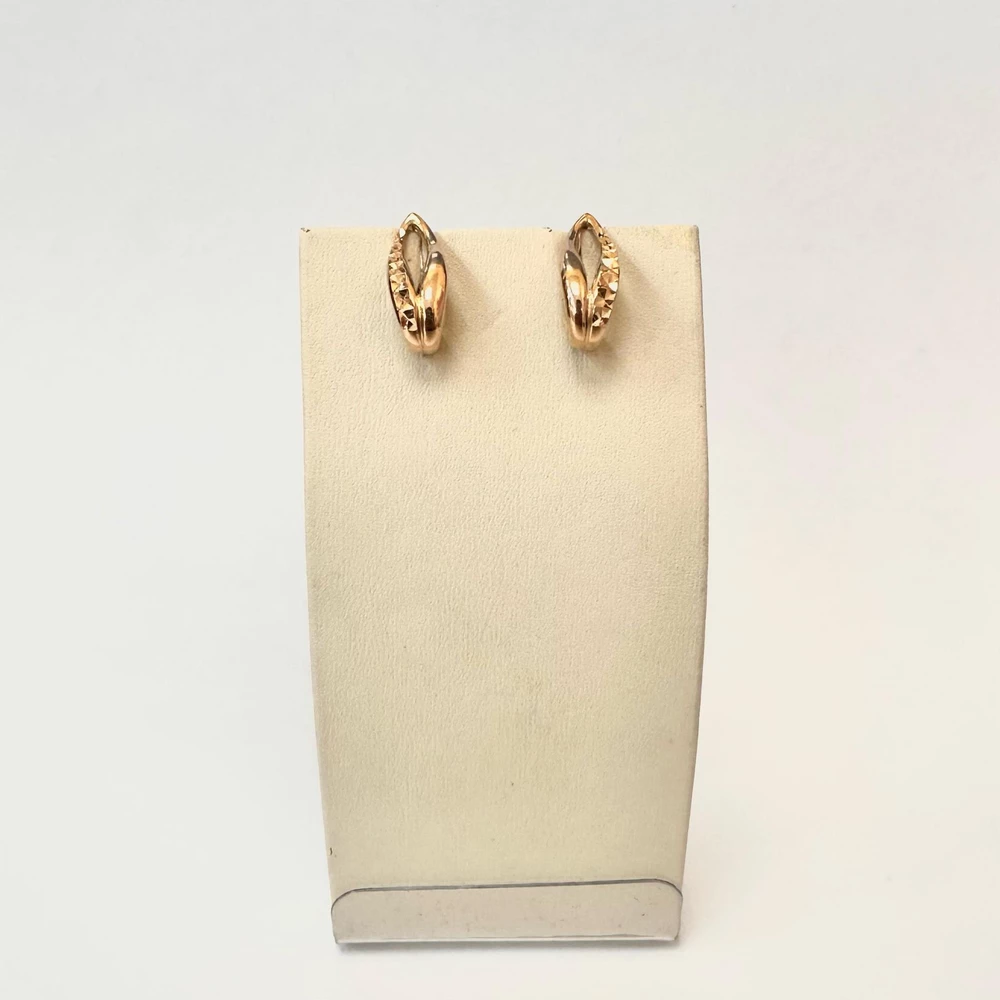 Серьги из красного золота 585 пробы