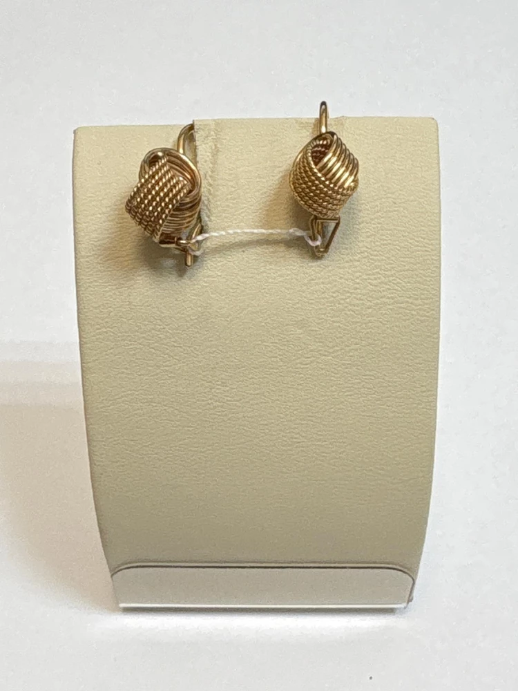 Серьги из красного золота 583 пробы