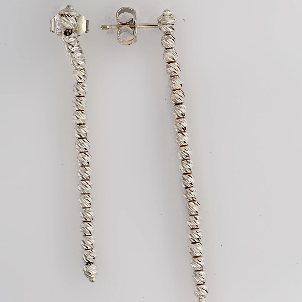 Серьги из белого золота 585 пробы