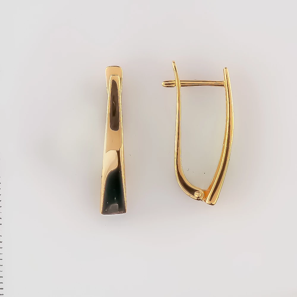 Серьги из красного золота 585 пробы