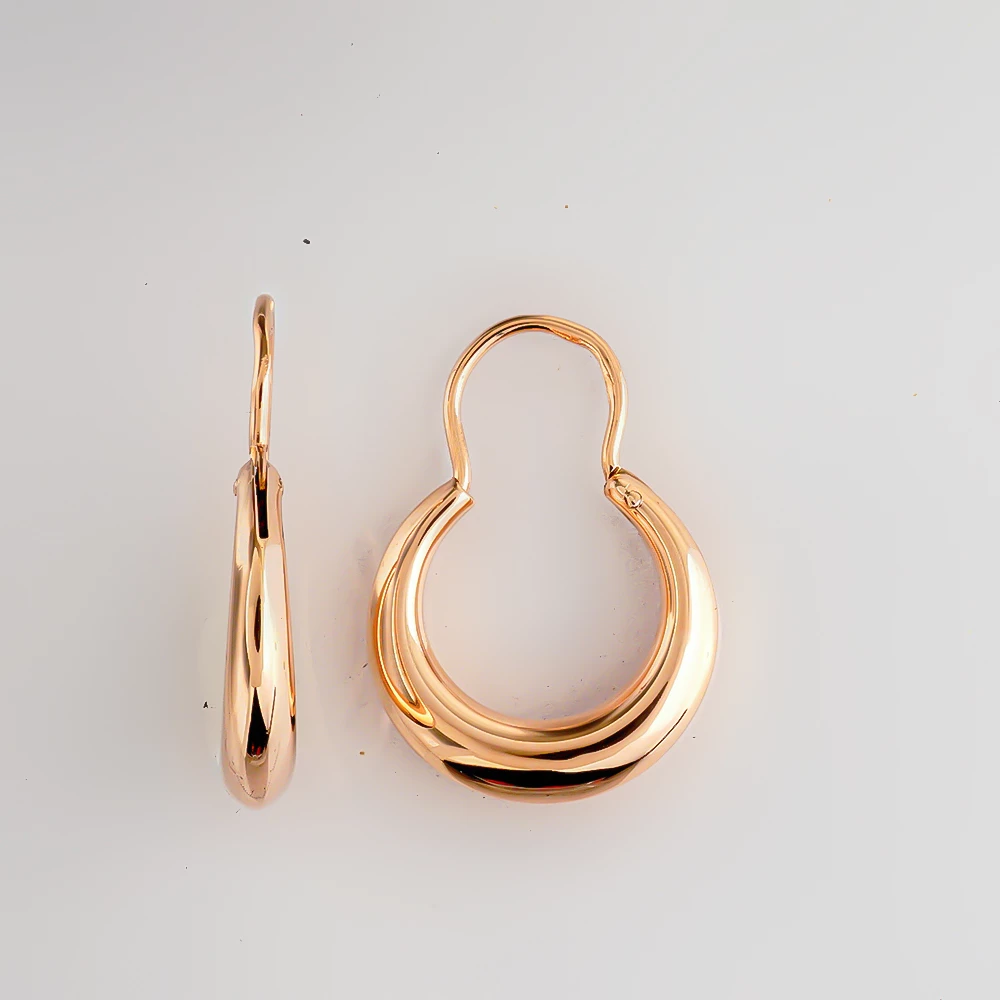Серьги из красного золота 585 пробы