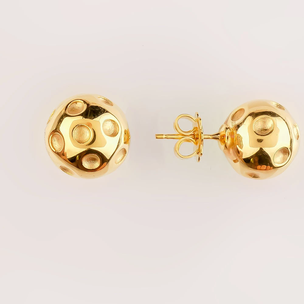 Серьги из красного золота 750 пробы