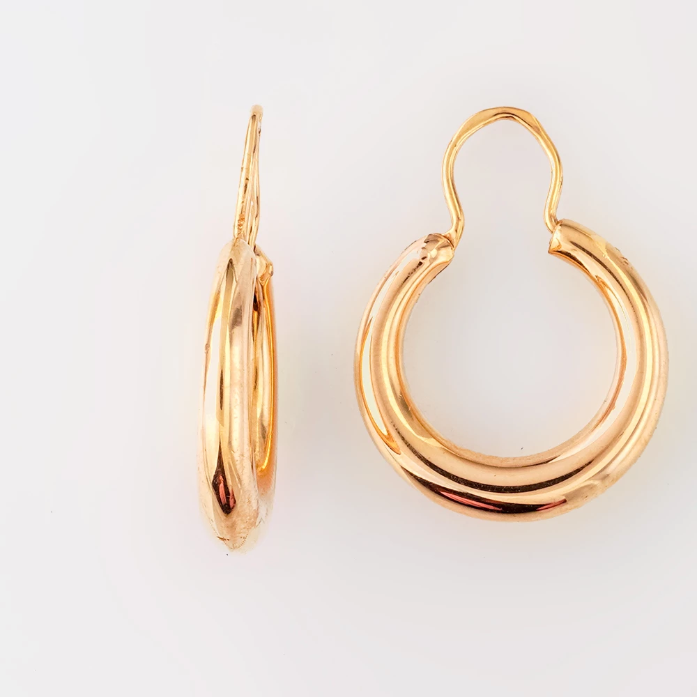 Серьги из красного золота 583 пробы