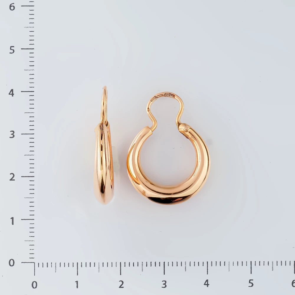 Серьги из красного золота 583 пробы