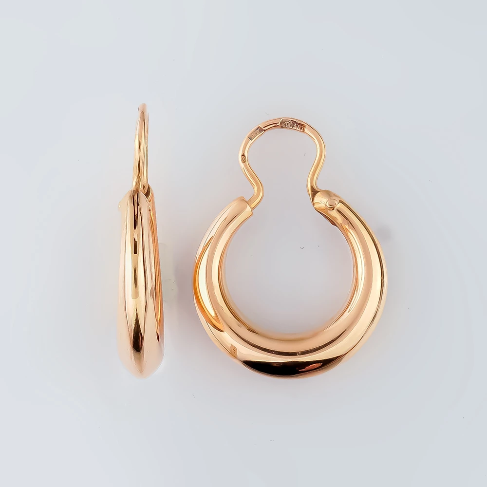 Серьги из красного золота 583 пробы