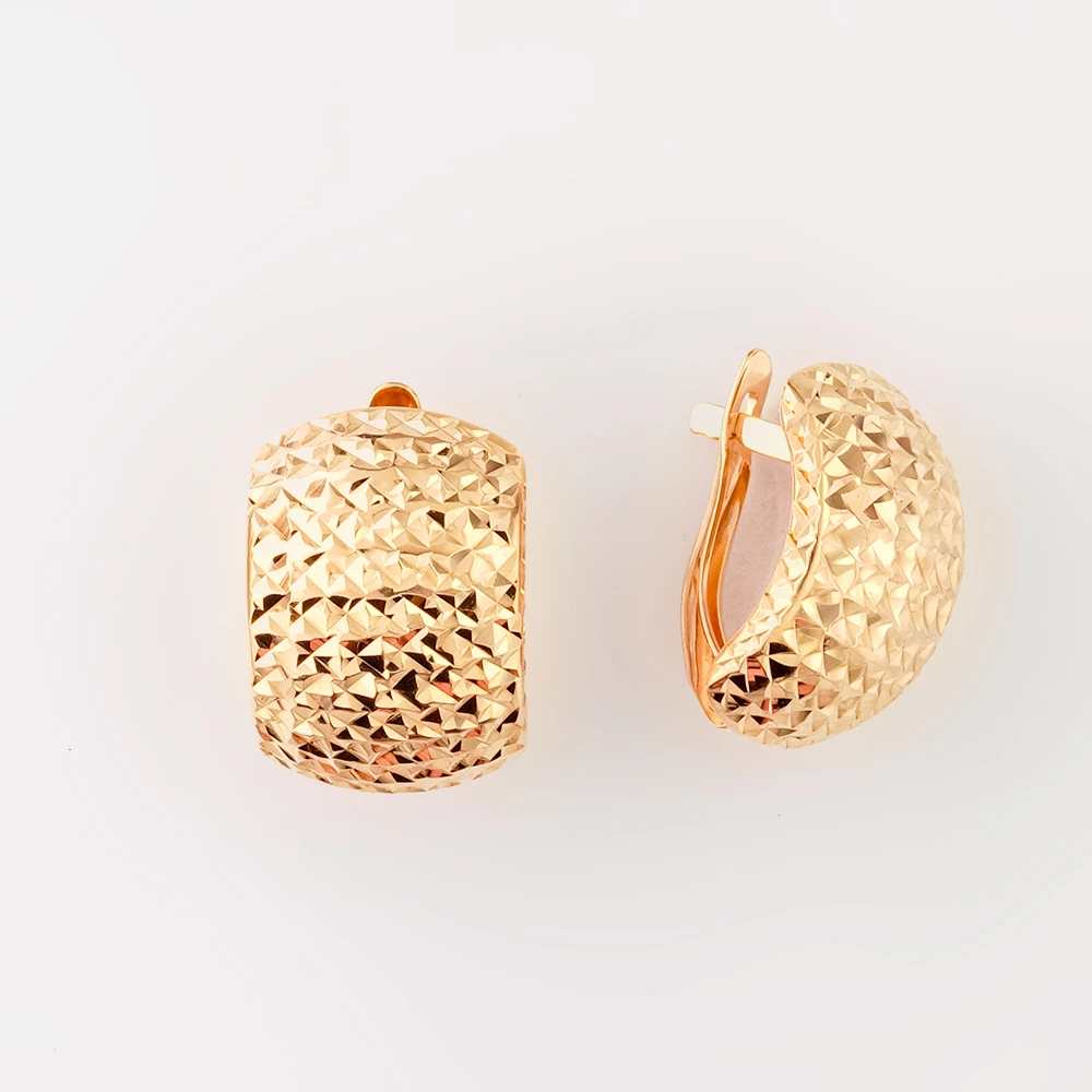 Серьги из красного золота 585 пробы