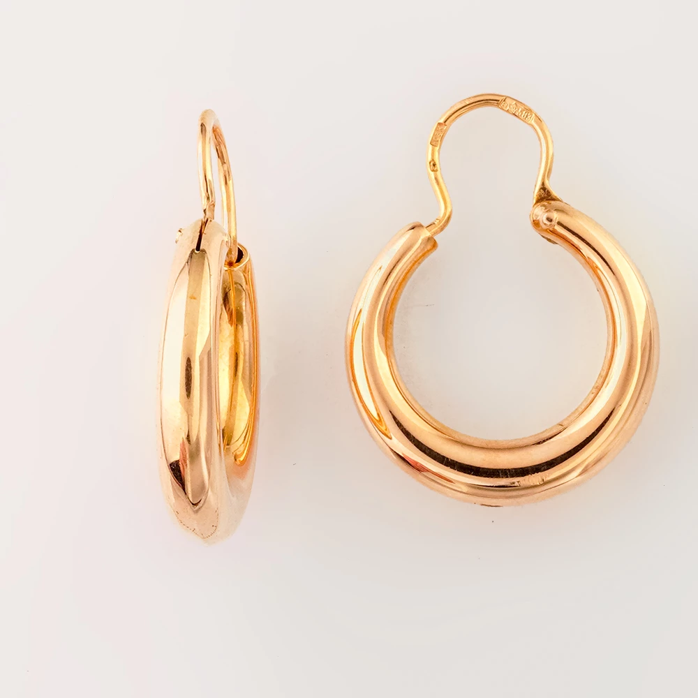 Серьги из красного золота 583 пробы