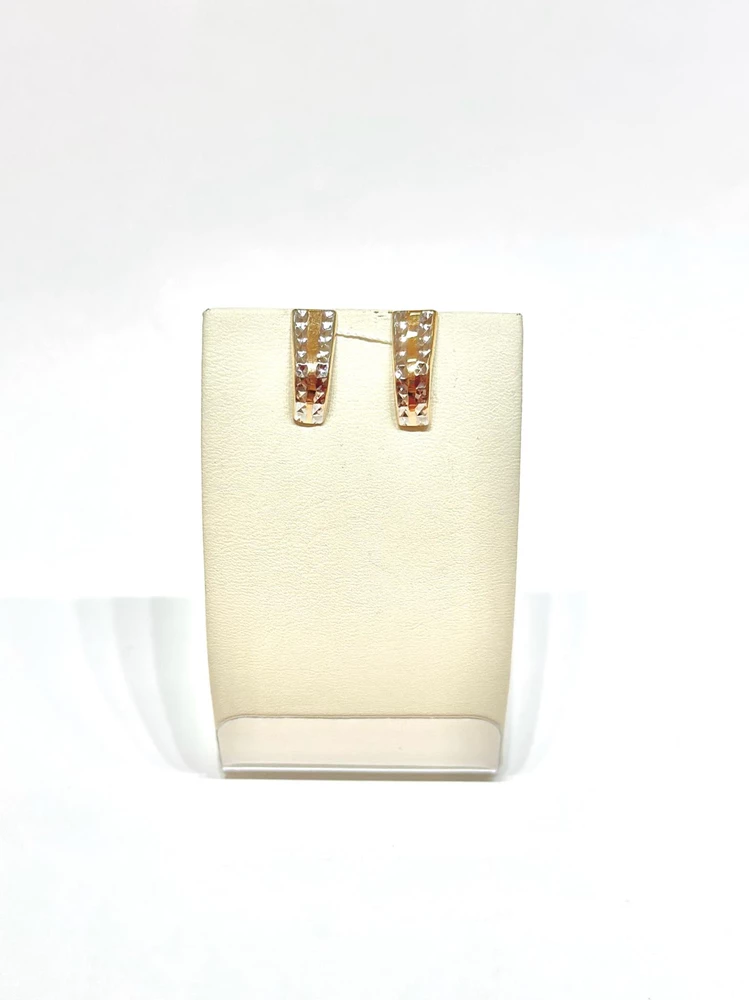 Серьги из красного золота 585 пробы