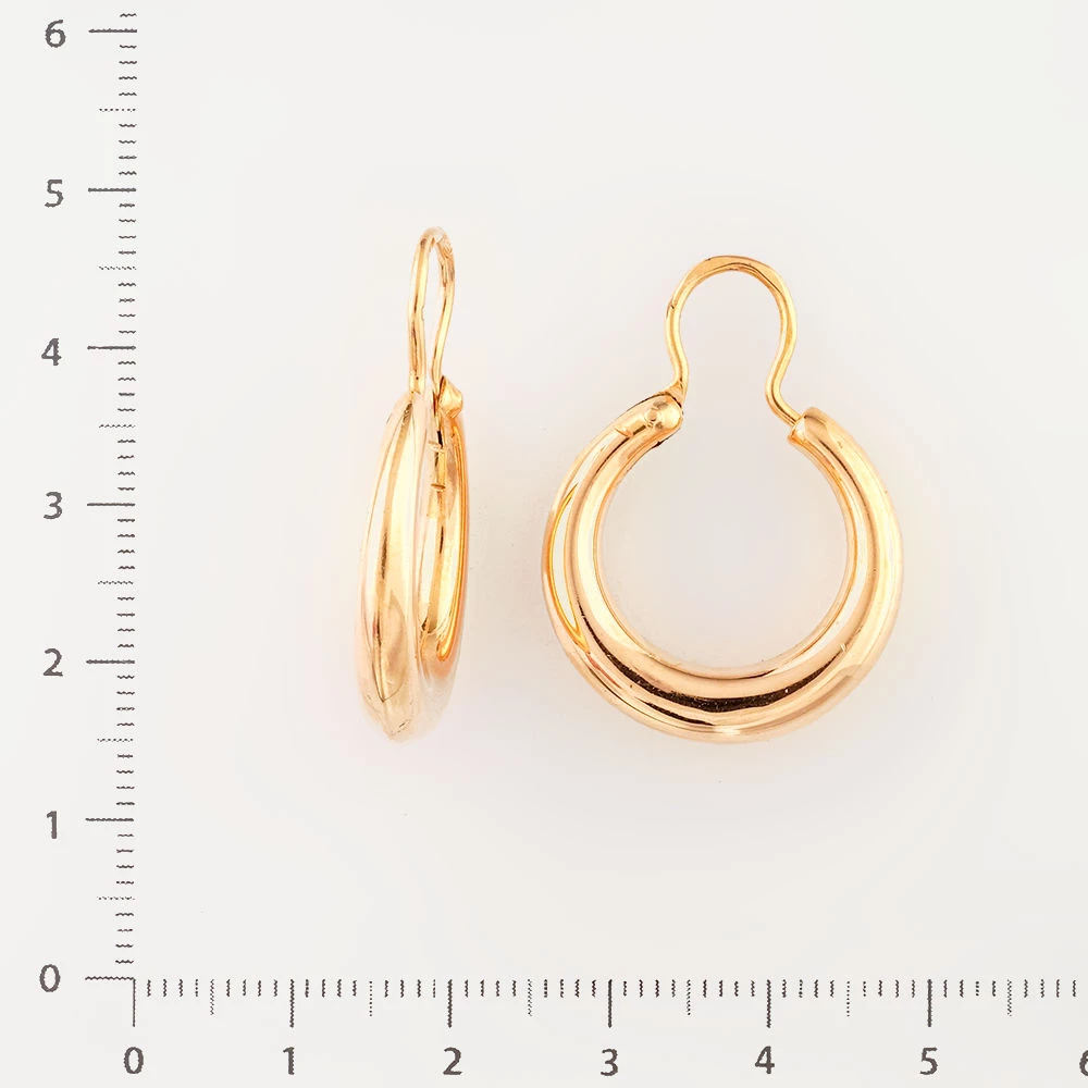 Серьги из красного золота 583 пробы