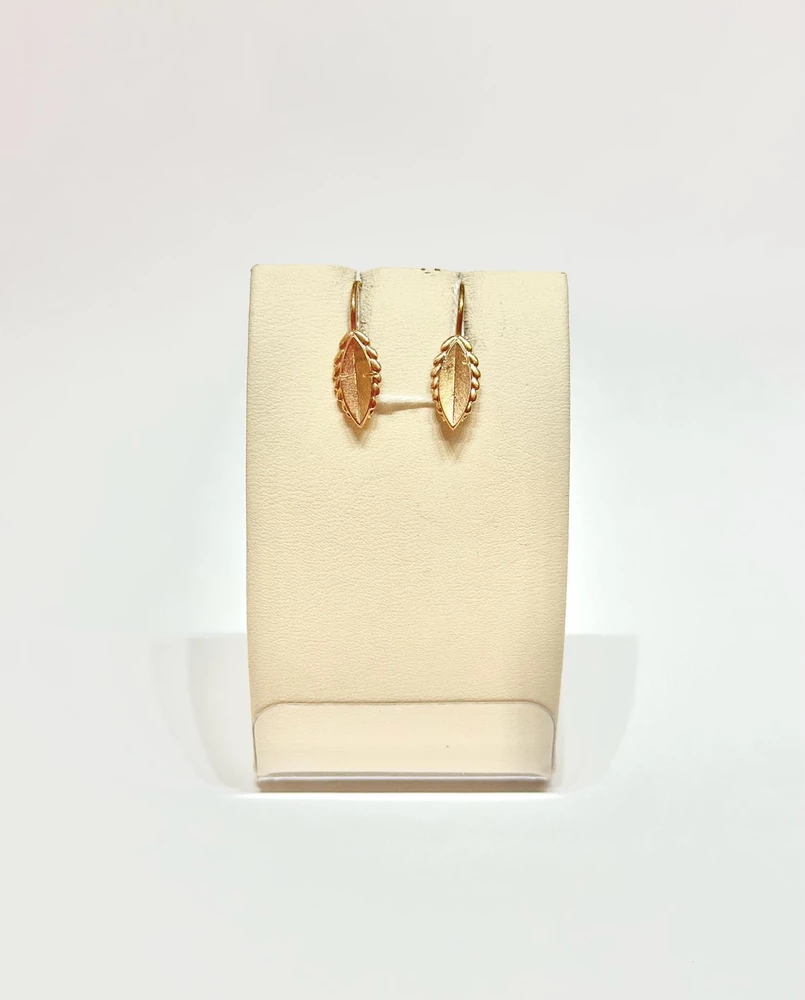 Серьги из красного золота 583 пробы