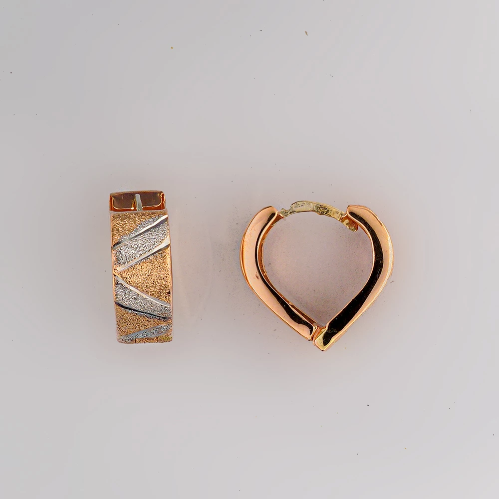 Серьги из красного золота 585 пробы