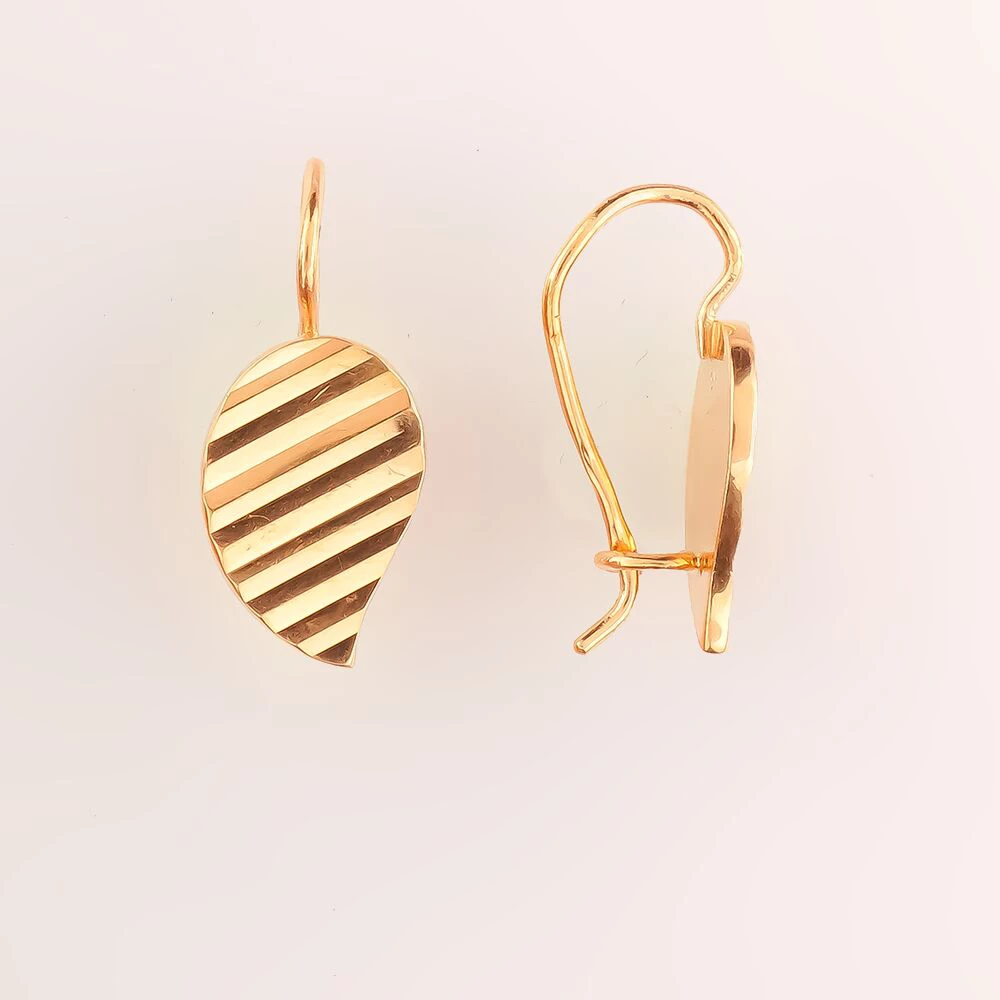 Серьги из красного золота 583 пробы