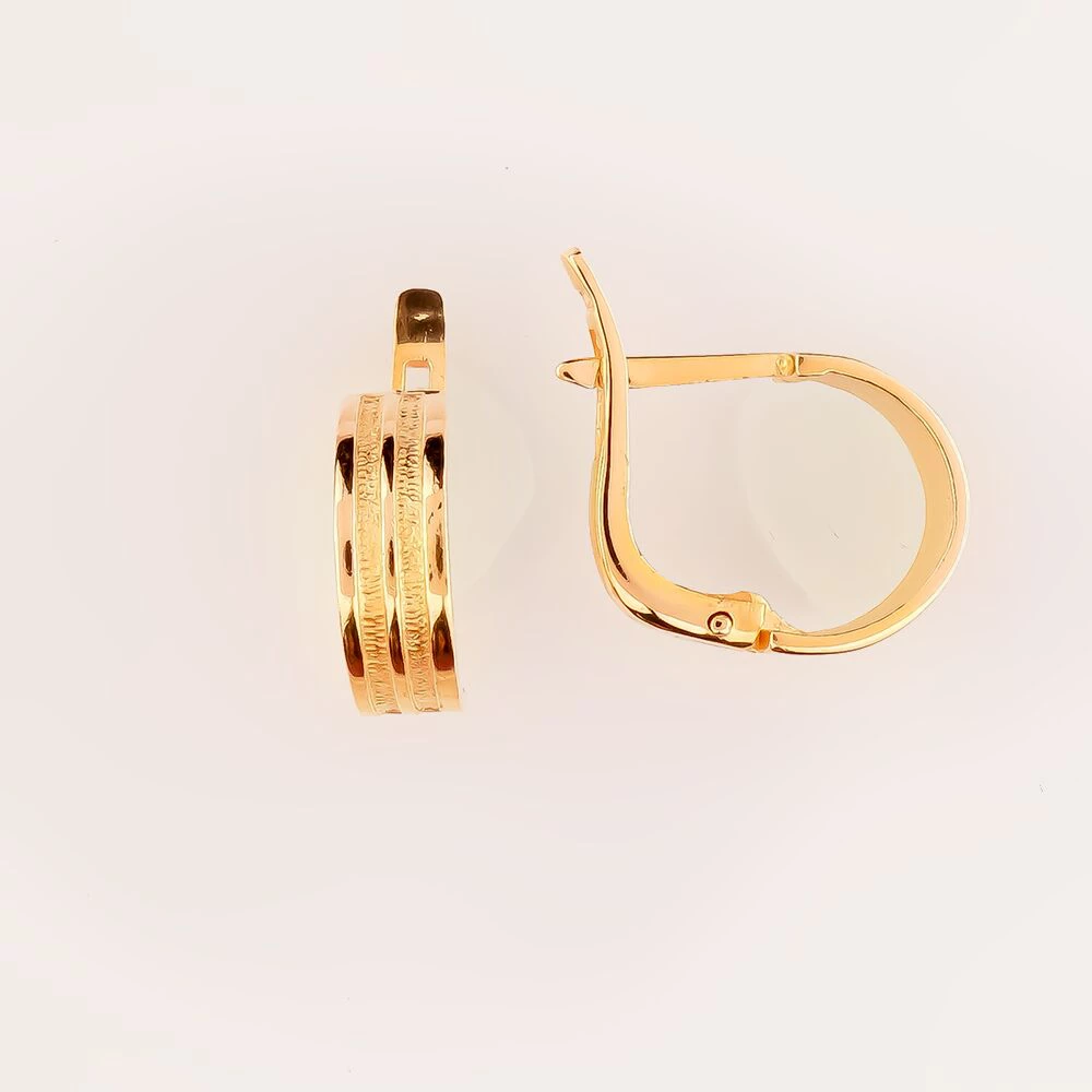 Серьги из красного золота 583 пробы