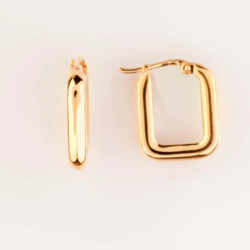 Серьги из красного золота 375 пробы