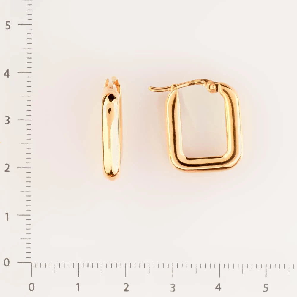 Серьги из красного золота 375 пробы