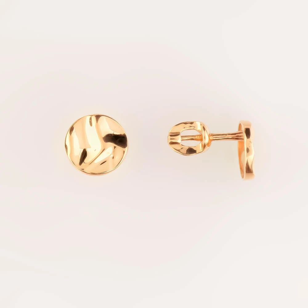 Серьги из красного золота 585 пробы