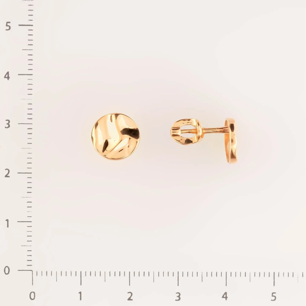 Серьги из красного золота 585 пробы