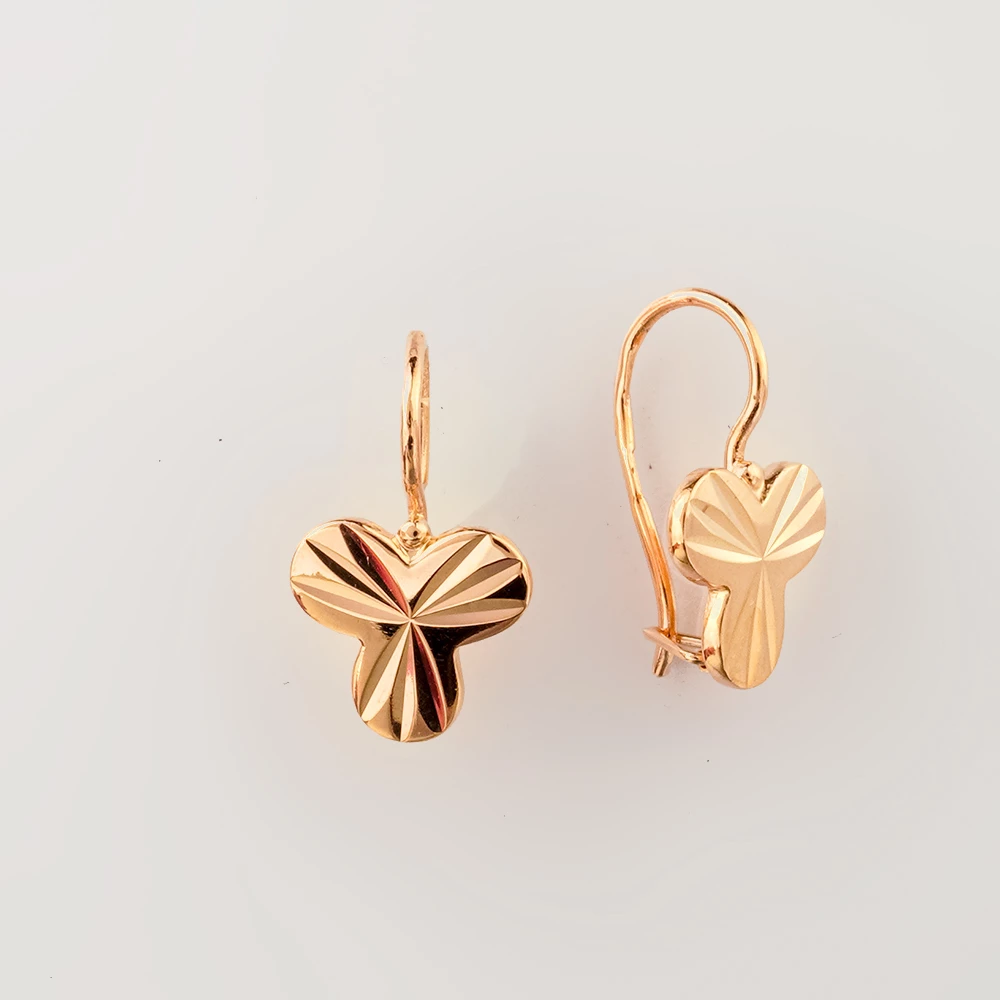 Серьги из красного золота 583 пробы