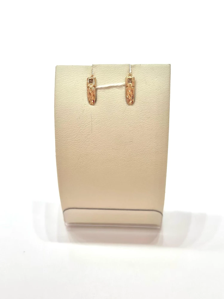 Серьги из красного золота 585 пробы