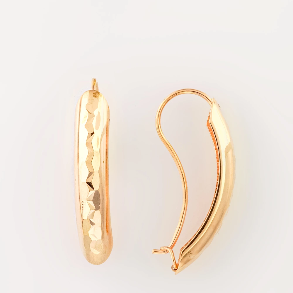 Серьги из красного золота 585 пробы