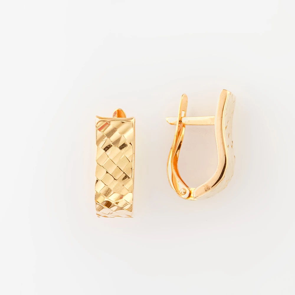 Серьги из красного золота 585 пробы