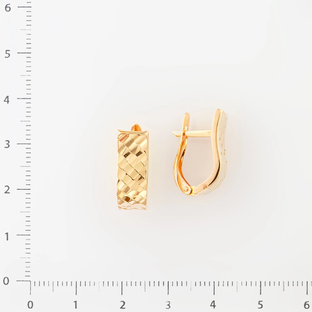 Серьги из красного золота 585 пробы