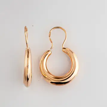 Серьги из красного золота 585 пробы