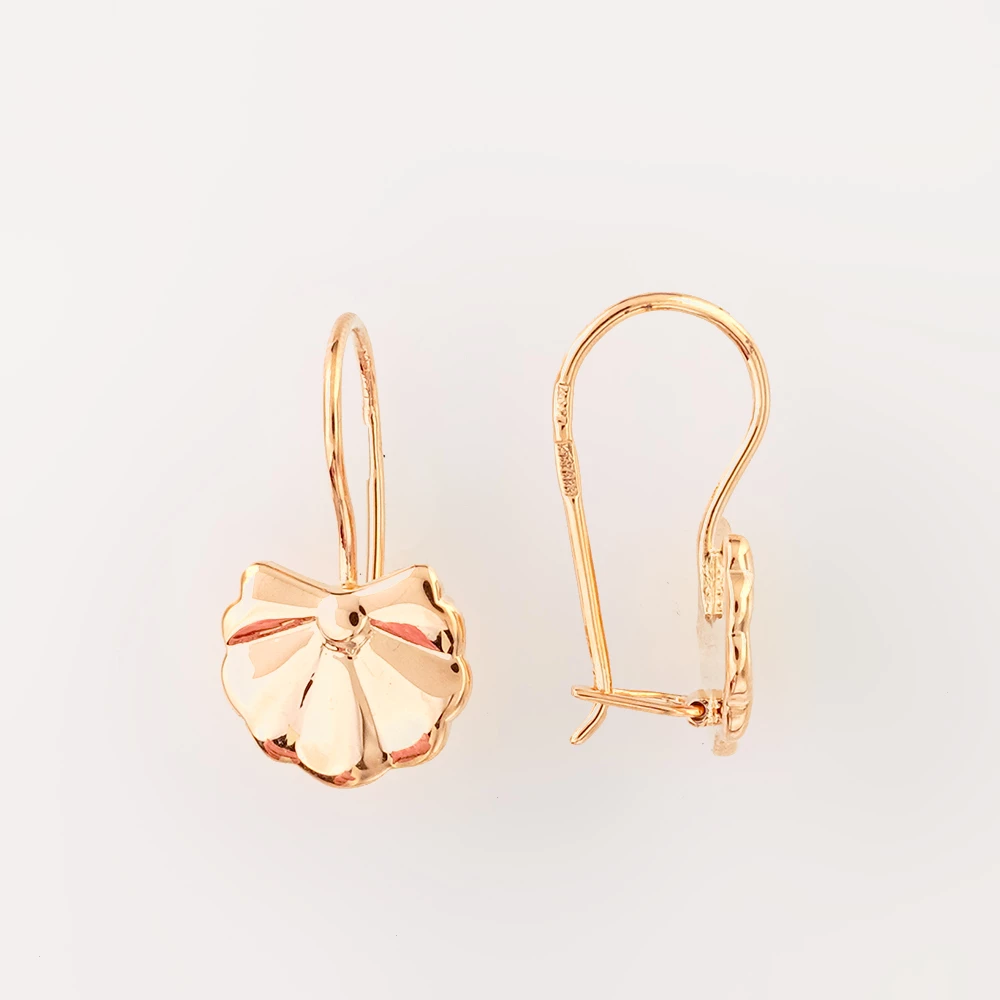 Серьги из красного золота 583 пробы